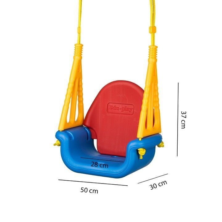 Huśtawka ogrodowa kuebłkowa domowa dla dzieci 3w1 ECOTOYS