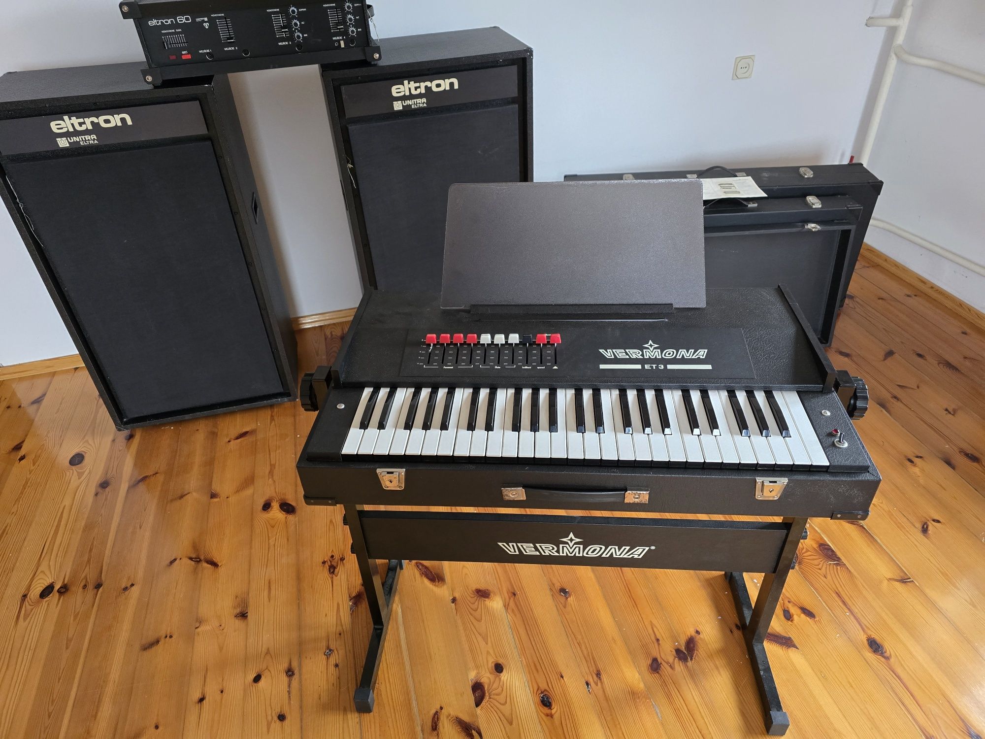 Glośniki Eltron Unitra - wzmacniacz 60 - vermona ET3