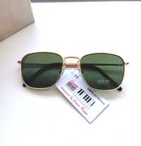 Nowe Okulary przeciwsłoneczne UV-Schutz zielone