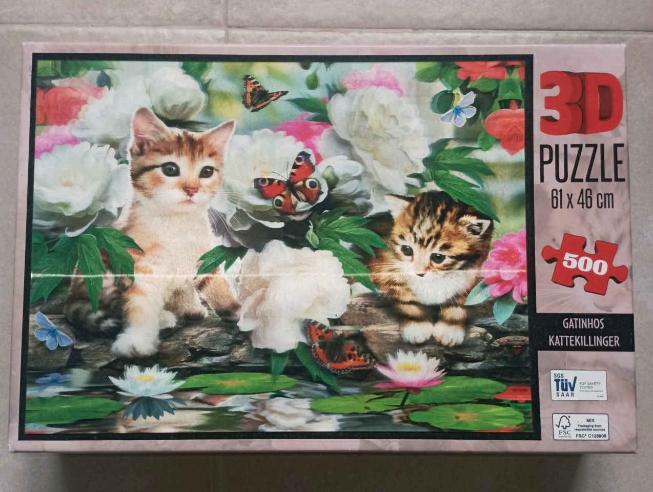 Puzzle 500 peças 3D