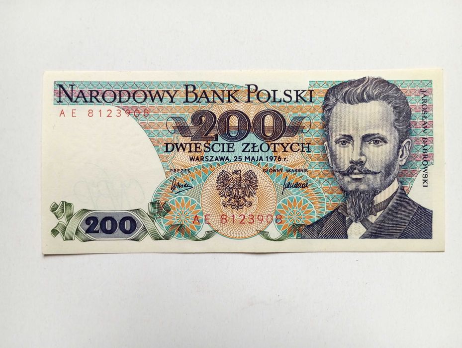 200 zł 1976  -  AE  -  Rzadki  st.  2+