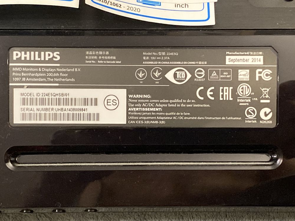 Монітор Philips 224E5QH