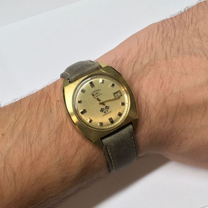 ROTARY Monza GT Jo Stiffert automat zegarek męski VINTAGE