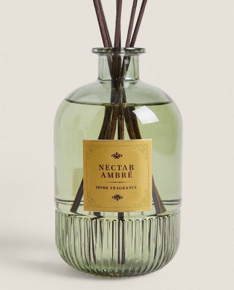 (480 ML) Difusor Em Sticks NECTAR AMBRÉ Zara Home NOVO