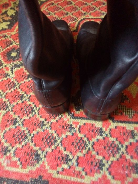 Продам муж.сапоги нат.кожа 42 р. чёрные