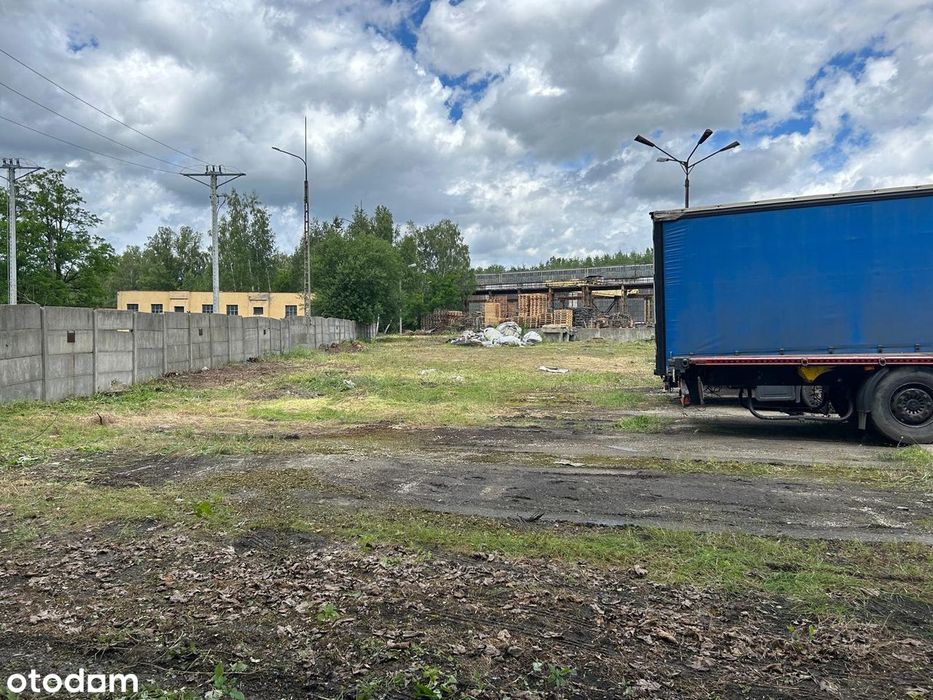 Działka przemysłowa inwestycyjna 6150m2 Sosnowiec pozwolenie na budowę