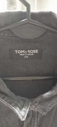 Koszula jeansowa czarna XXL Tom&Rose