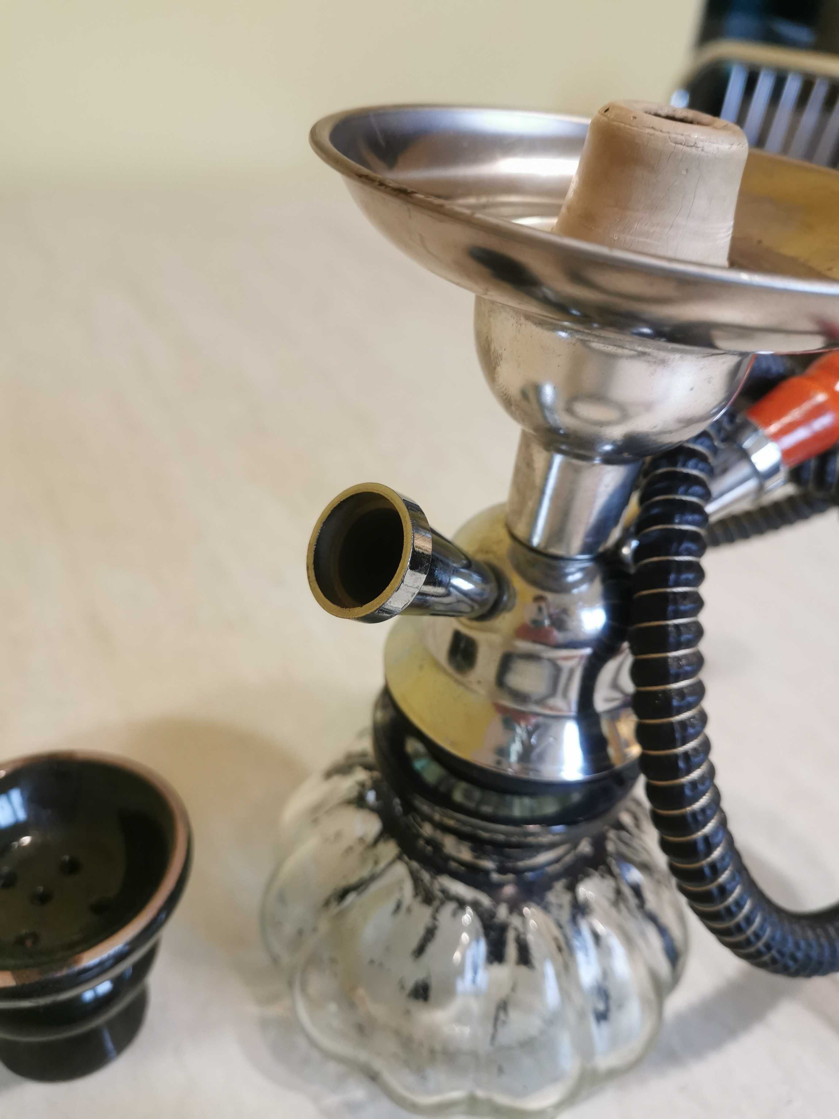 Shisha, fajka wodna, maławys. 20cm, 2 węże