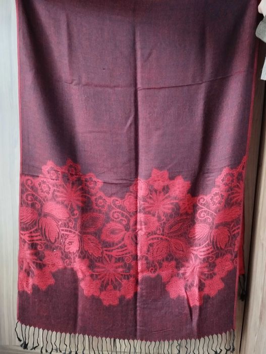 Duży szal dwustronny