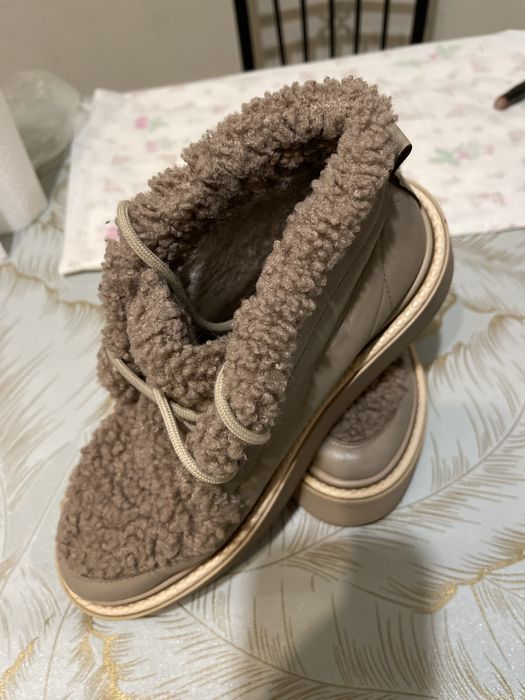 Шкіряні зимові черевики тедді 39