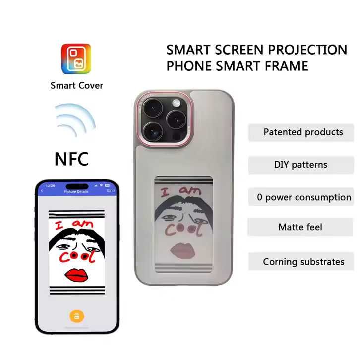 Capa de Telemóvel com Display Personalizável por APP/NOVA Entrega CTT