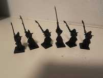 6 x Dark elves elf executioners warhammer old world