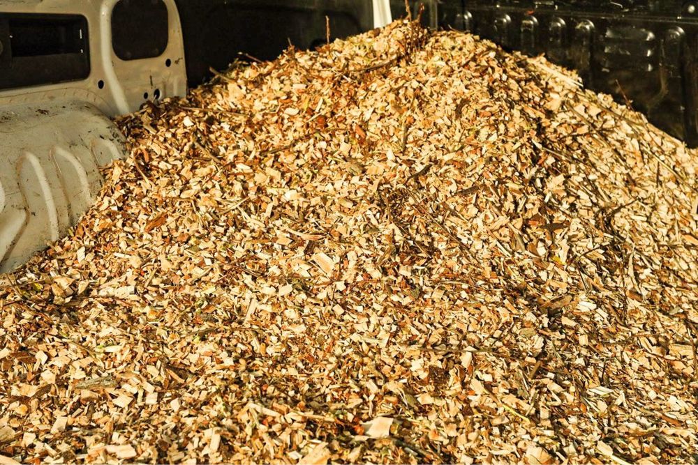 Оренда, послуга з подрібнення гілок в тріску, гілкоподрібнювач