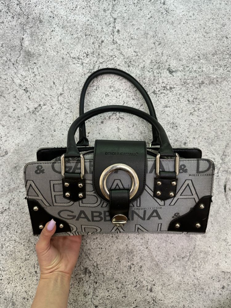 Вінтажна сумка монограмна dolce gabbana