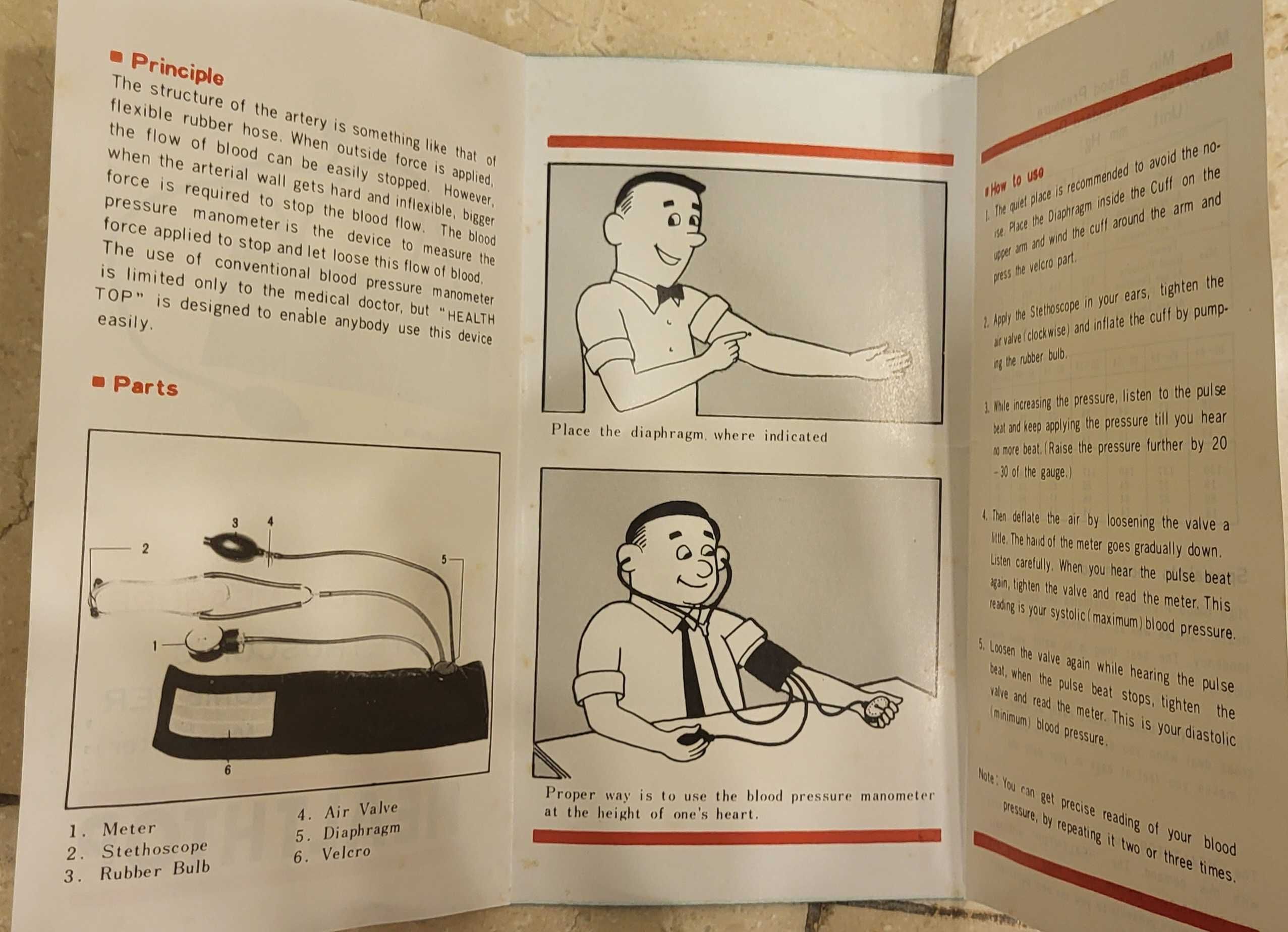 Esfigmomanómetro Manual (Medidor de pressão arterial)