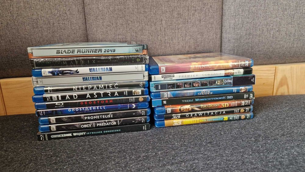 Filmy blu ray i blu ray 3D