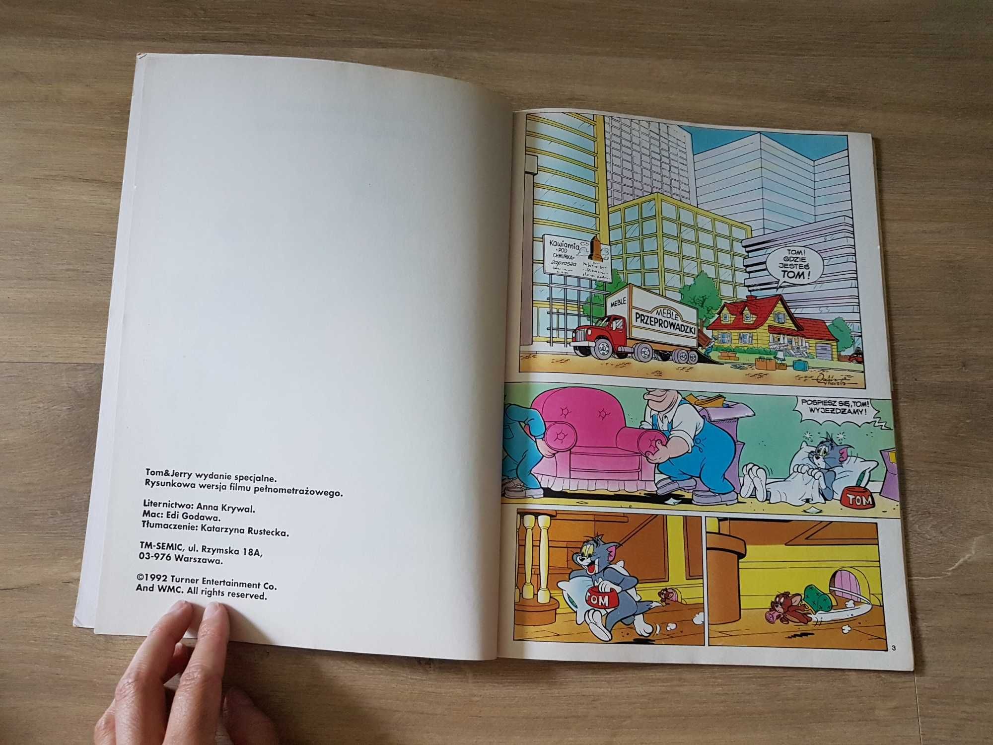Komiks Tom & Jerry Wydanie Specjalne TM-Semic 1/93 1993 rok