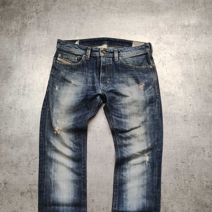 MĘSKIE PREMIUM Luxury Denim Jeansy Spodnie Diesel Industry Przetarcia