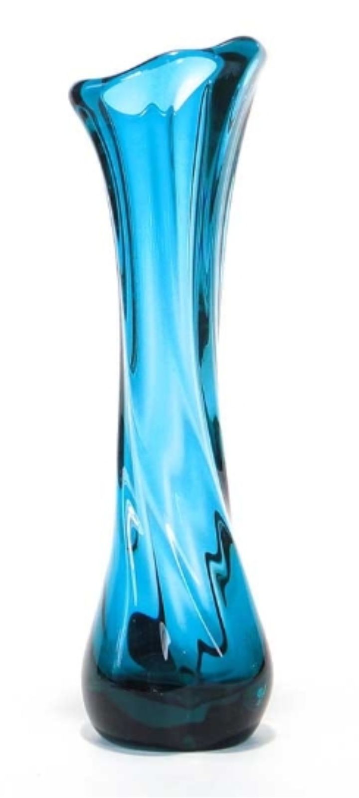 Ząbkowice Wazon 31cm. Zielony morski.