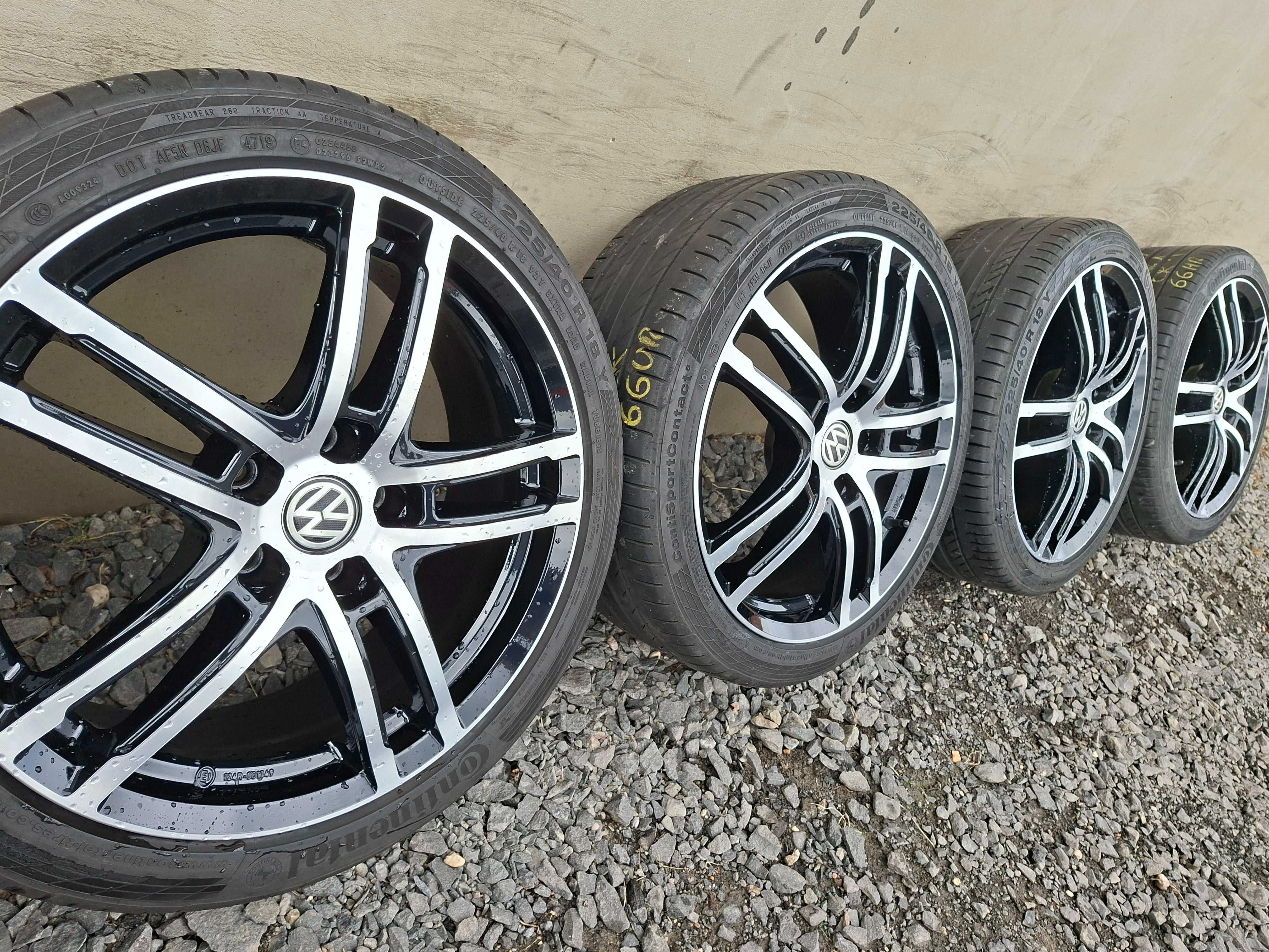 K40 KOŁA LETNIE,ALUFELGI 18 5x112 VW Passat,Golf,Touran,Caddy,AUDI A3