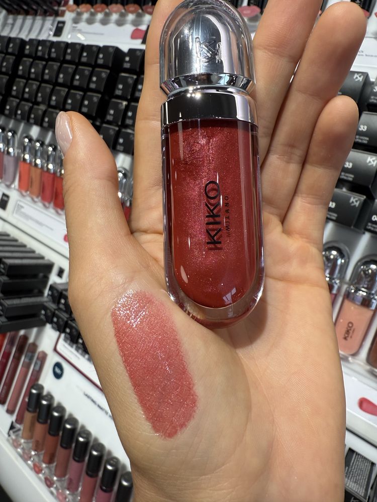 Блиск Kiko milano 3 d hydra lipgloss 01 03 05 17 20 27 33 41 47 49