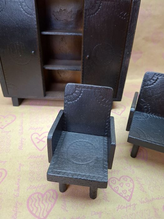 Мебель для кукол миниатюрная мебель из дерева игрушка