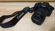 Canon 700D + objetiva EF-S 18-135mm + objetiva 70-300 mm(150€)+ Extras