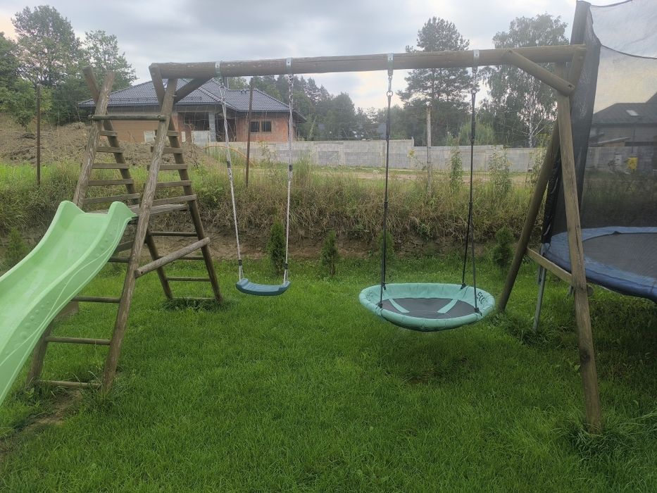 Stelaż pod huśtawki i zjeżdżalnię