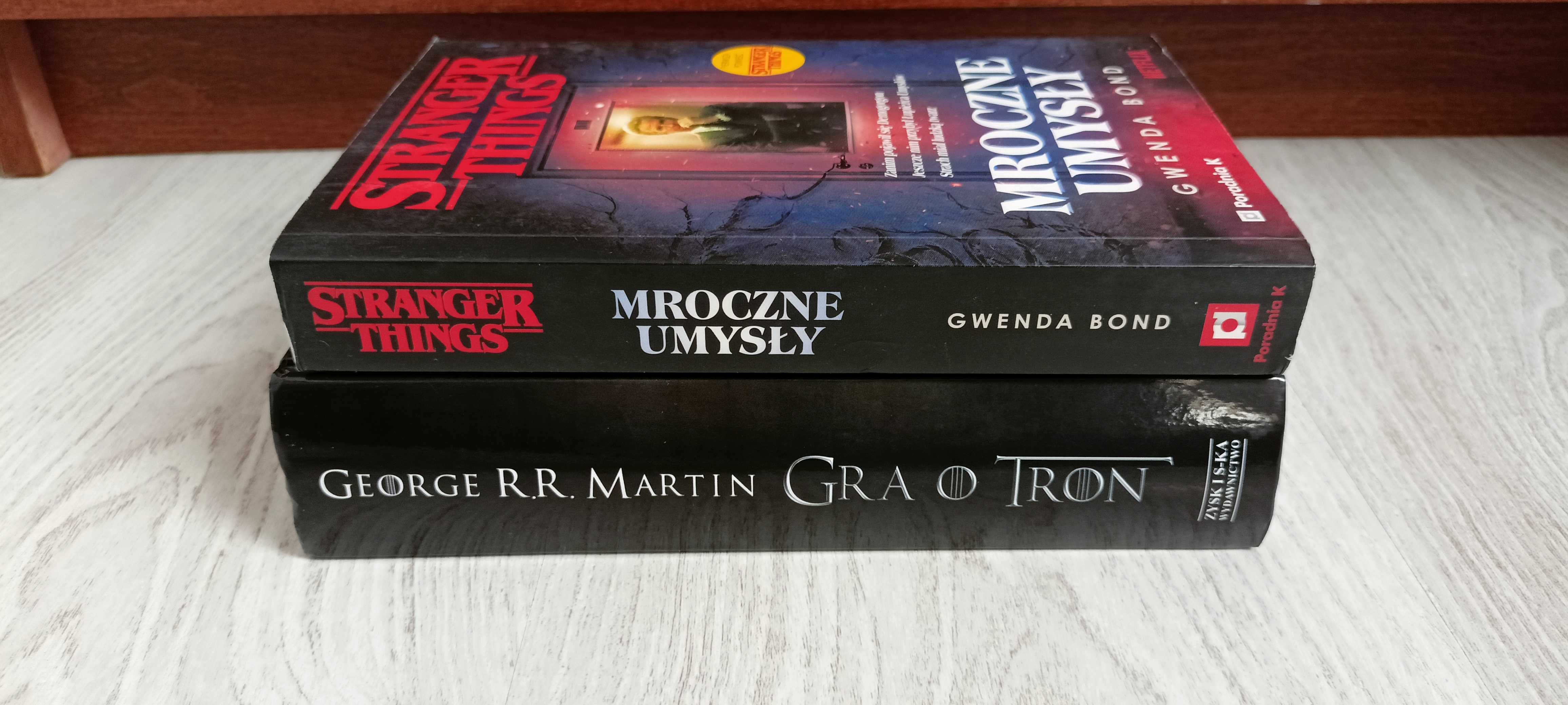 2x George R. R. Martin Gra o tron  Bond Stranger Things Mroczne umysły