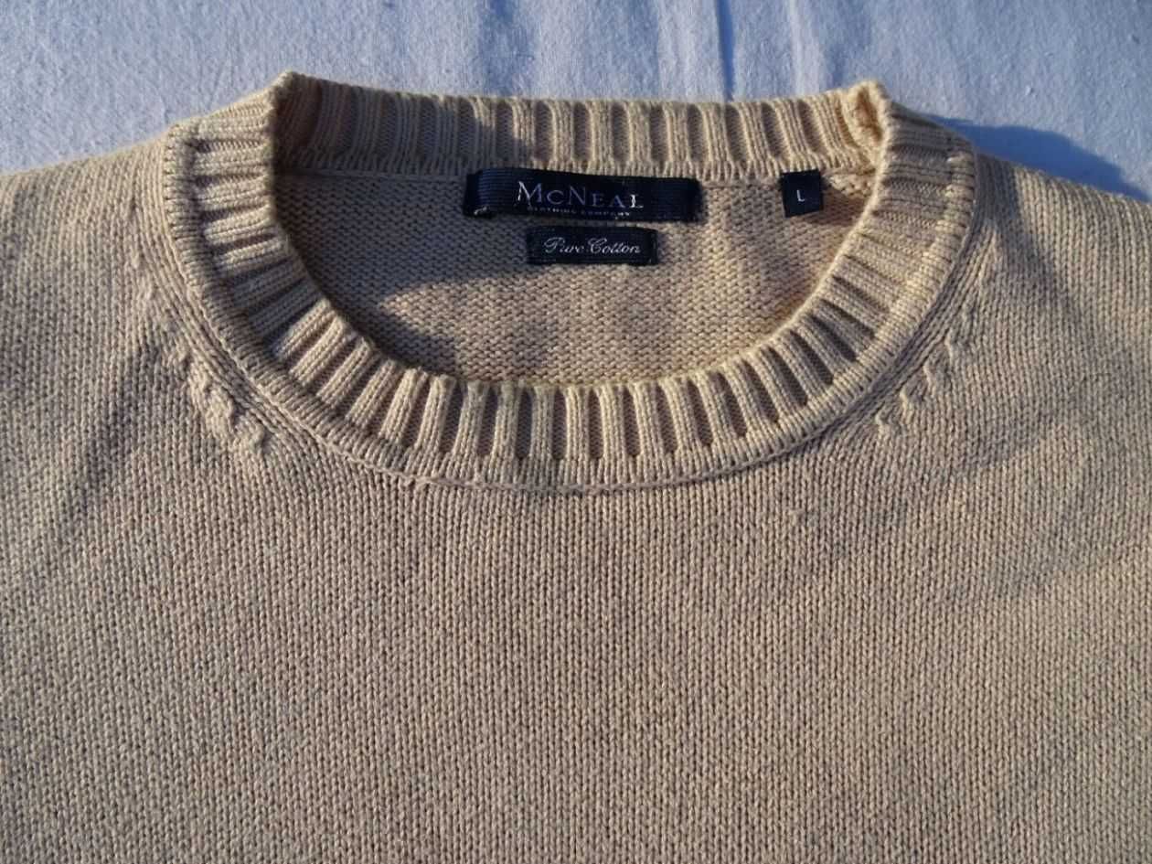 McNEAL sweter męski bawełna L XL