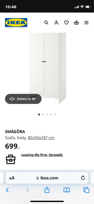 szafa dziecięca smägöra IKEA
