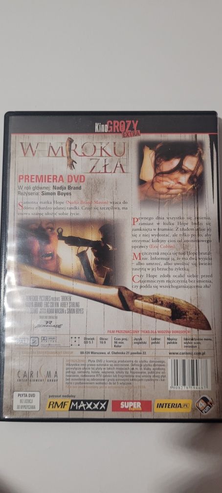 "W Mroku zła" dvd