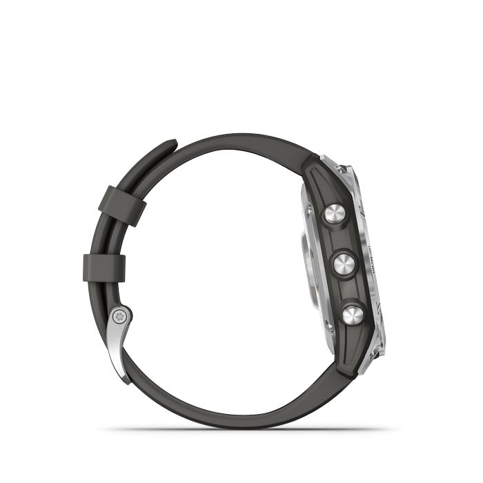 SMARTWATHCH GPS GARMIN FENIX 7 PRATEADO E BRACELETE CINZENTA