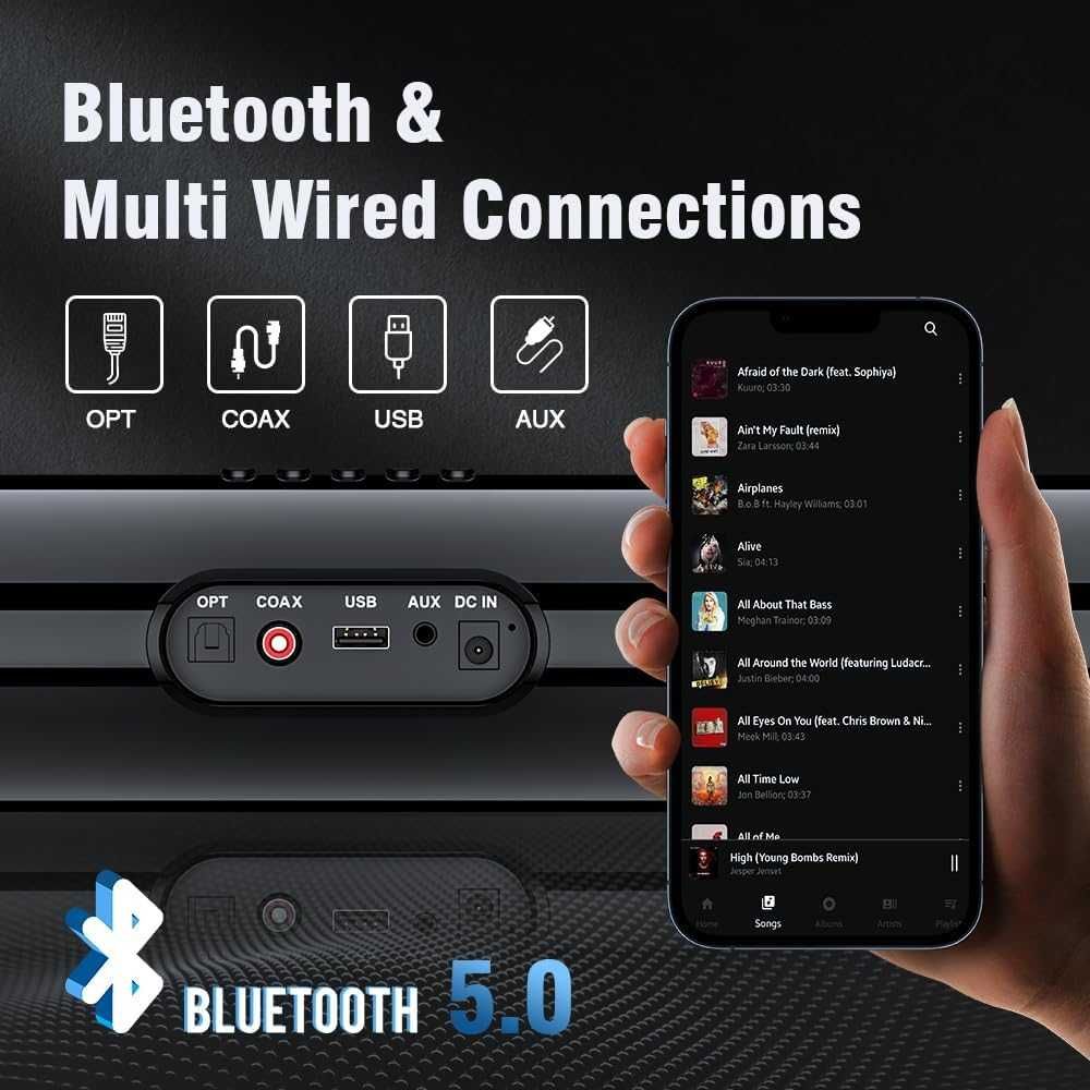OFFSIR SoundBar Bluetooth 5.0 50 watów