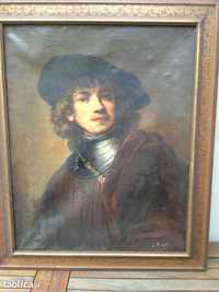 rembrandt-portret młodzieńca- stara kopia