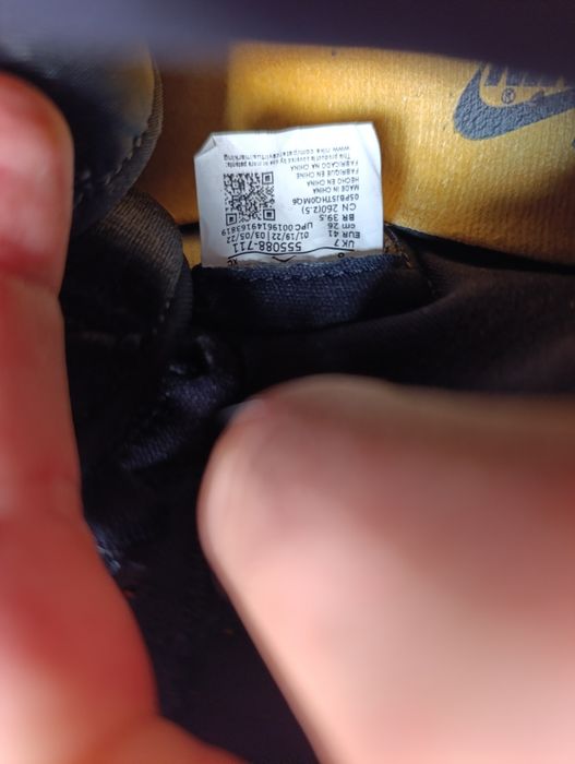 Air Jordan 1 High Taxi - tamanho 41