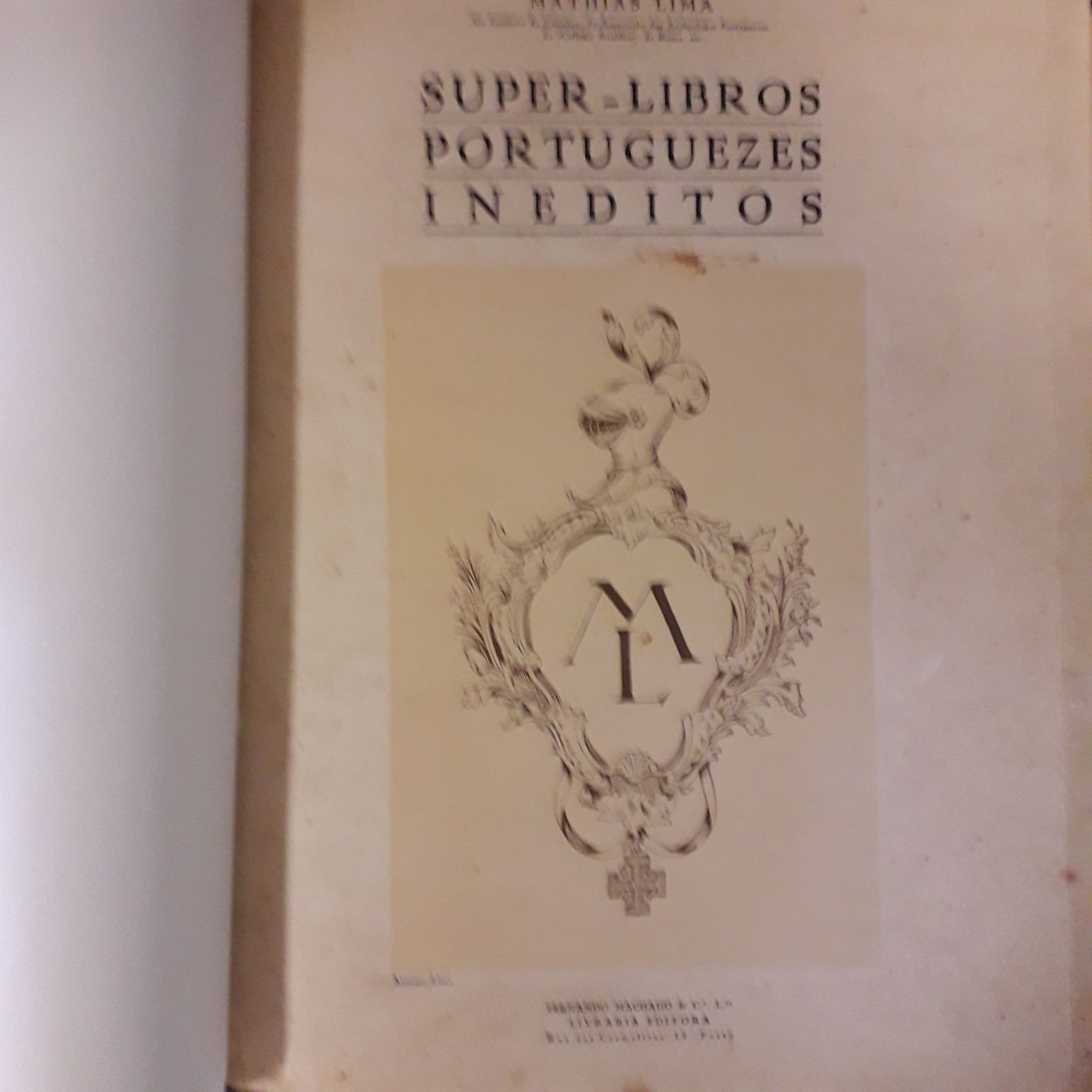 Super-libros portuguezes inéditos