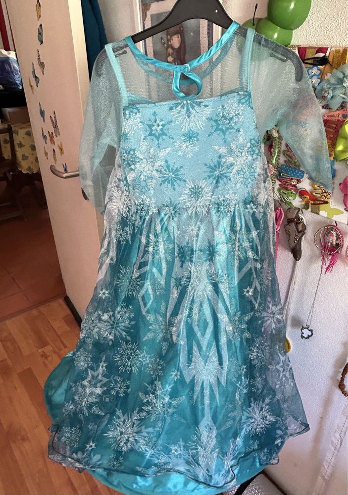 Vestido da Frozen 5/6 anos, 116cm