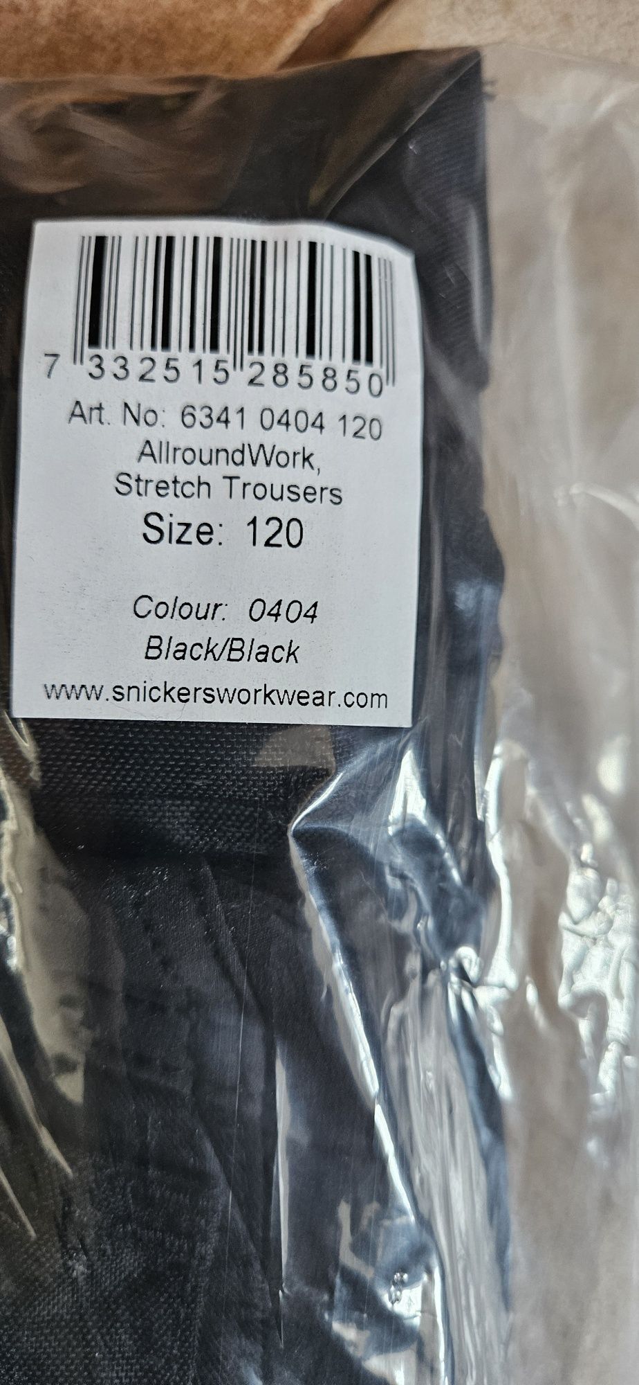 Spodnie robocze do pasa Snickers 6341 z Stretch AllroundWork 0404