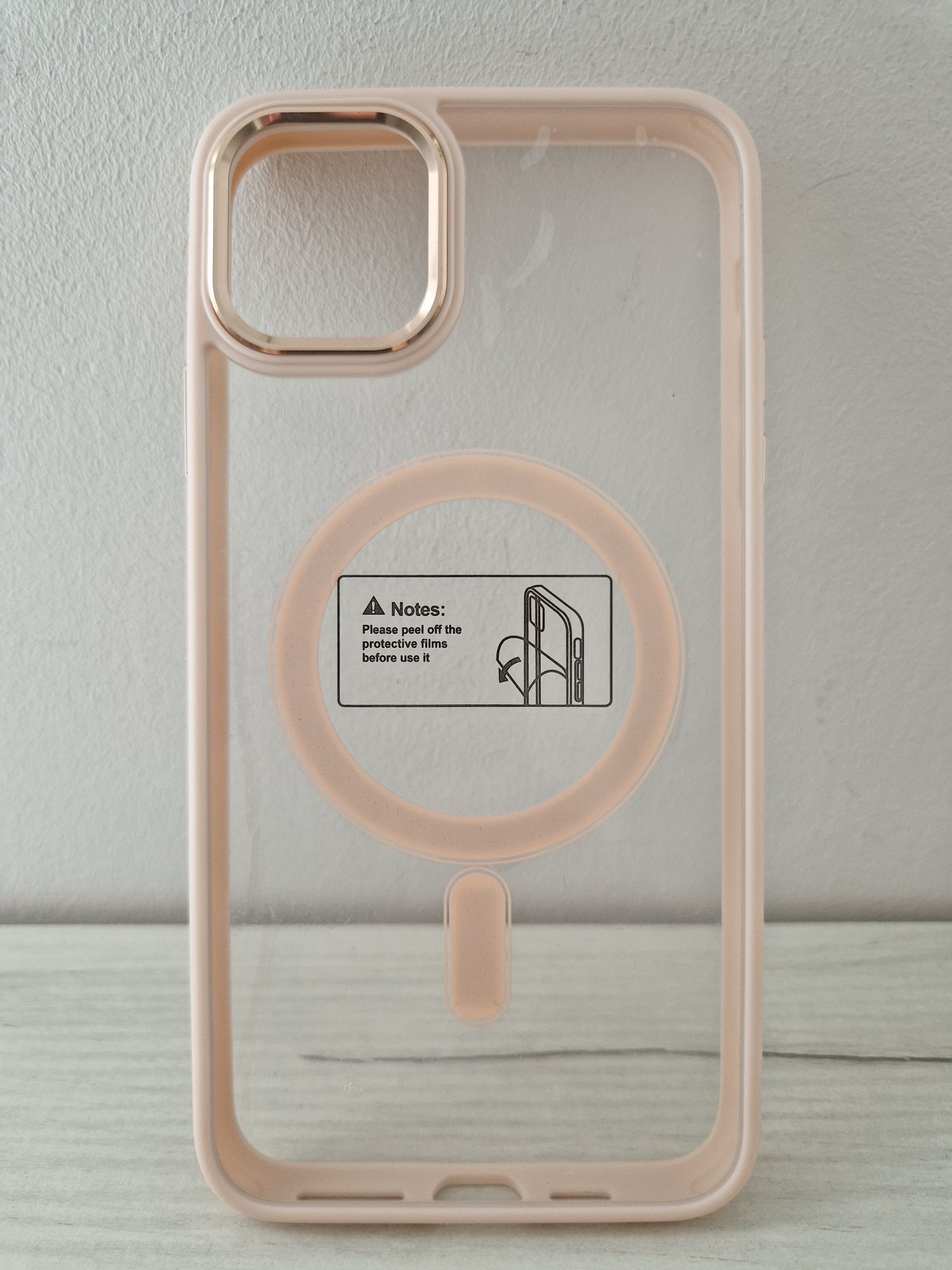 Tel Protect Magnetic Clear Case do Iphone 11 Pro Max Łososiowy