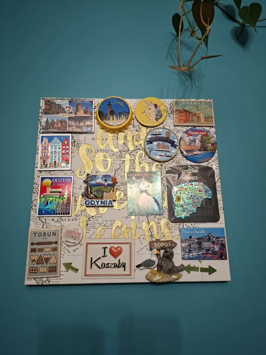 Obraz magnetyczny dla podróżnika