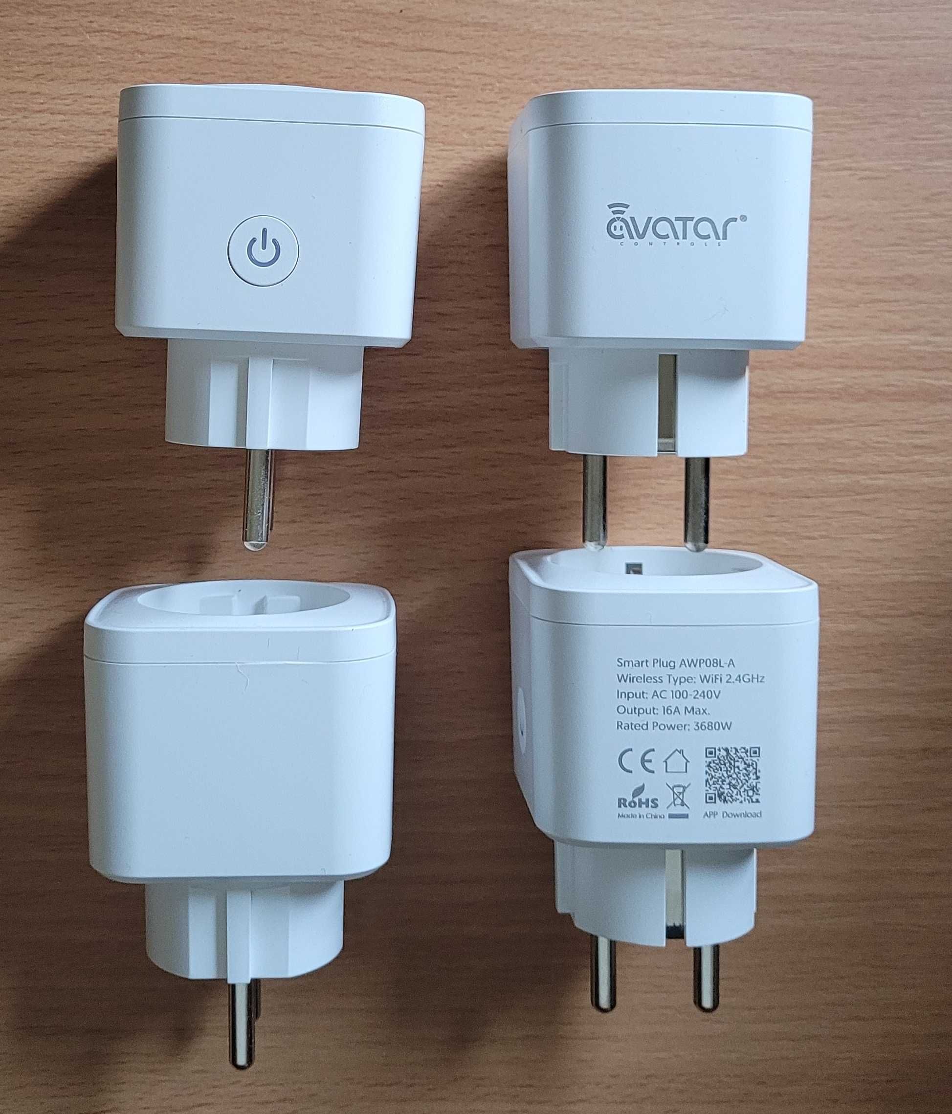 4 x Inteligentne Gniazdko Wi-Fi z Aplikacją i Sterowaniem Głosowym