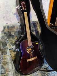 Fender CD-140SCE ALL Mahogany, акустическая гитара + Skysonic T902