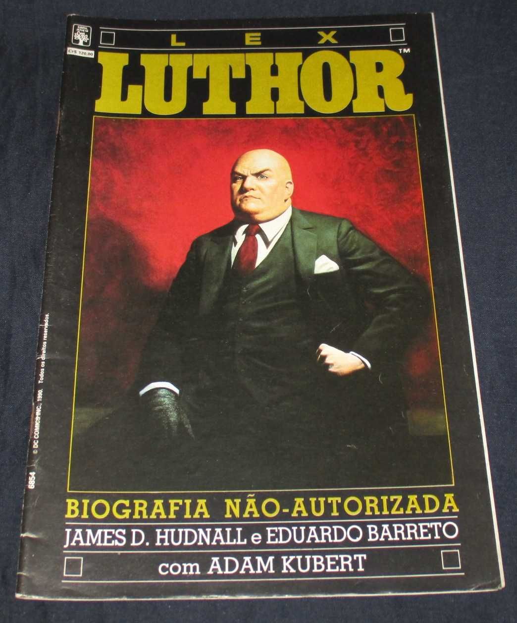 Livro BD Lex Luthor Biografia Não Autorizada