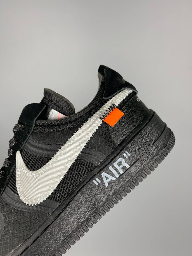 Off-White x Nike Air Force “Black” and “White” Повна омплектація 40-45