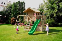Plac zabaw, Nowoczesny Domek drewniany dla dzieci, DARMOWA DOSTAWA