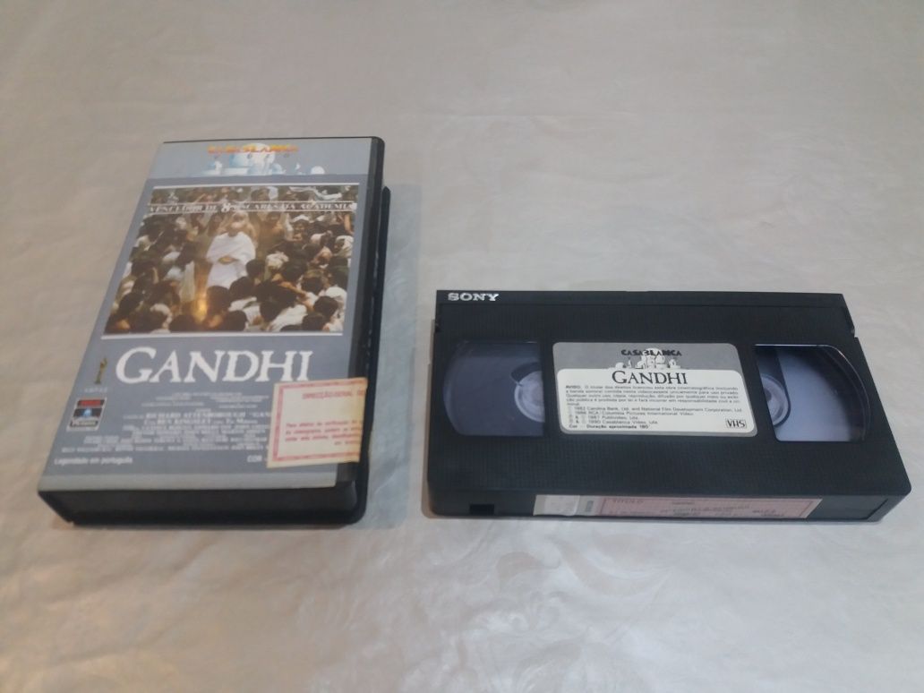 Coleção Filmes VHS - Filadélfia / Silverado / Balística / Gandhi