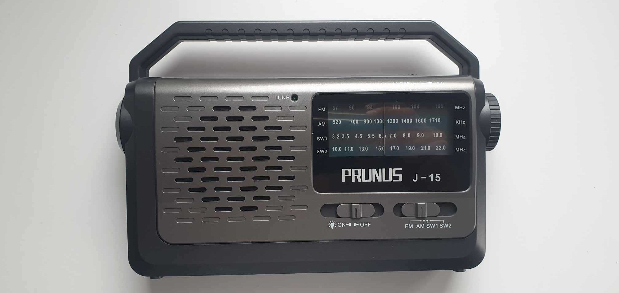 Radio sieciowo-bateryjne AM, FM, SW Prunus J-15  (bez kabla)
