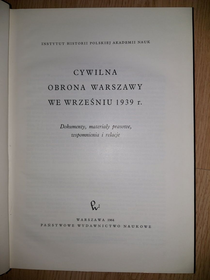 Cywilna obrona Warszawy we wrześniu 1939
