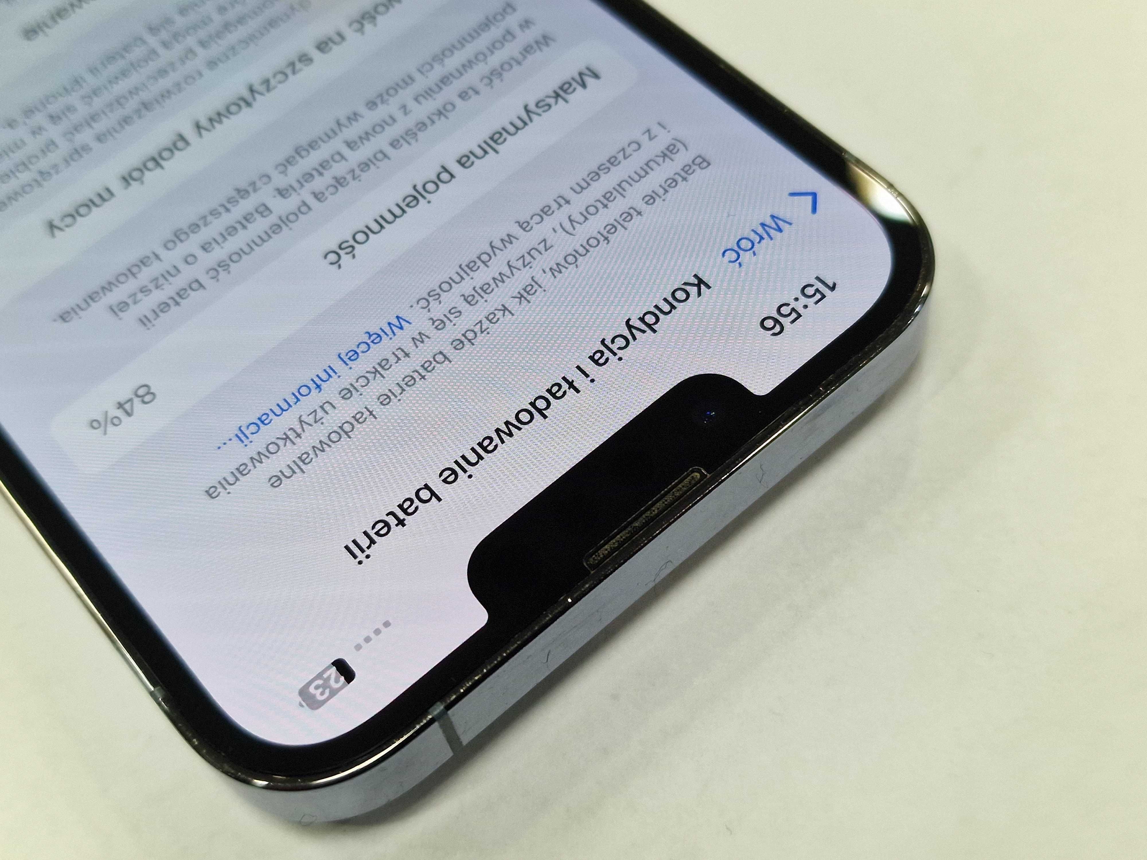 Iphone 13 PRO 128GB/ Sierra Blue/ Bat 84%/ Grade A-/ Gwarancja + ładow
